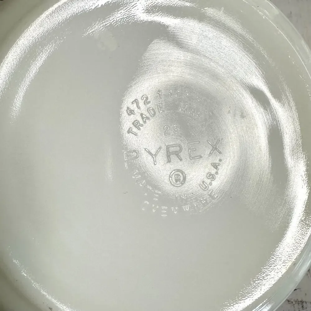 Vtg Pyrex Americana Eagle Casserole Dish Bicentennial Brown 472 1.5 Pint No Lid